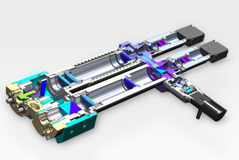 Modellierung einer opto-mechanischen Baugruppe